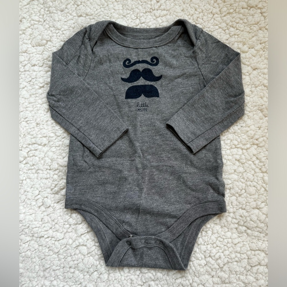 Circo “Little Mister” Long Sleeve Onesie
